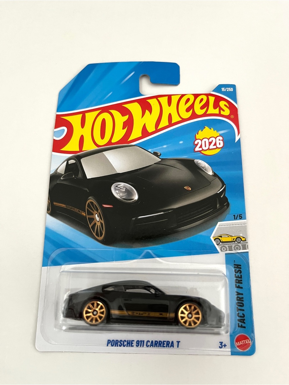 Brand New Hot Wheels 2026 Porsche 911 Carrera T